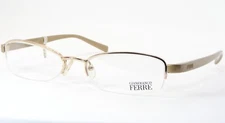 Gianfranco Ferre GF10804 Gold EYEGLASSES GLASSES FRAME 53-18-140mm Italy
