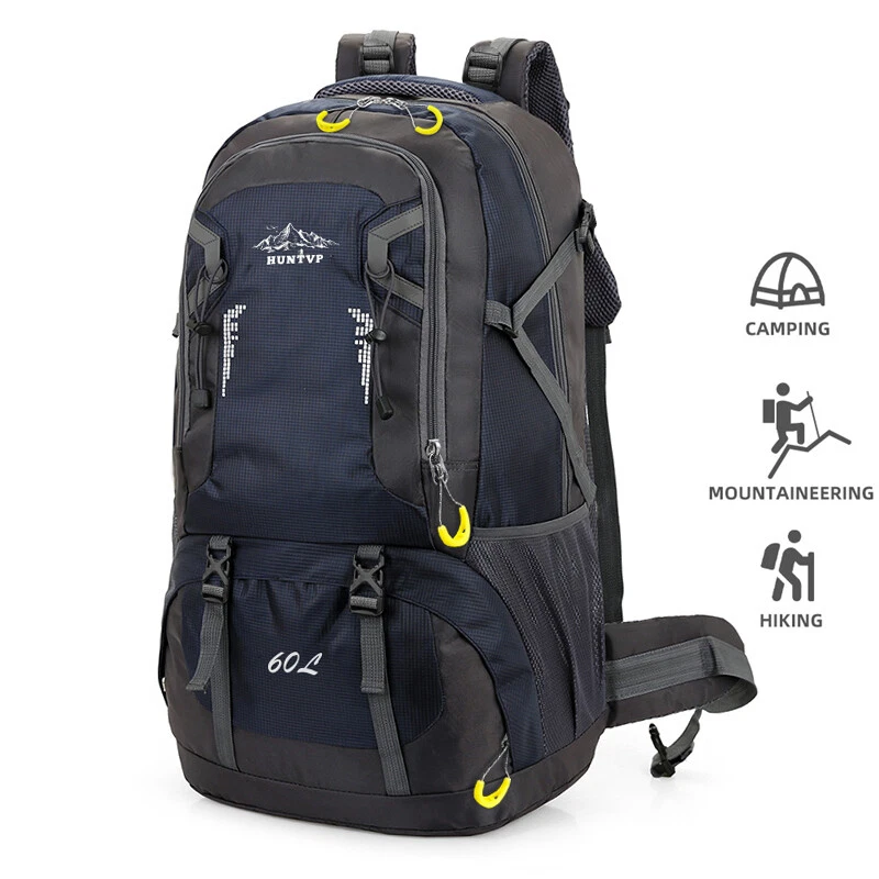 HUNTVP 40L 60L Rucksack Wasserdicht Wanderrucksack Reise Sport Trekkingrucksack  - Bild 3 von 4