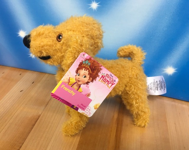 Disney Store Fancy Nancy's Dog Frenchy 7½" H Plush Toy NWT Disney