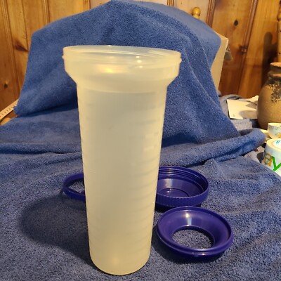 Tupperware Quick Shake Blender Drink Dressing Mixer 750m Container 2770B-3Clear
