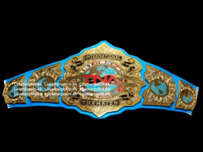 TNA International World Championship Wrestling Leather Strap Belt