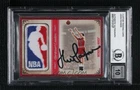 John Paxson Bulls Autograph Signed Auto Logoman Custom 1/1  BAS