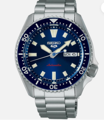 Seiko 5 Five Sports SRPL83 SKX Automatic Watch 100m Blue Dial Made