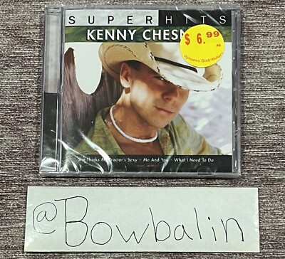 Kenny Chesney : Super Hits ( Sony CD , 2007 ) 10 Hits - Brand New & Sealed !