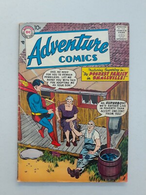 Adventure Comics 244 DC Comics Superboy, Aquaman 1958 