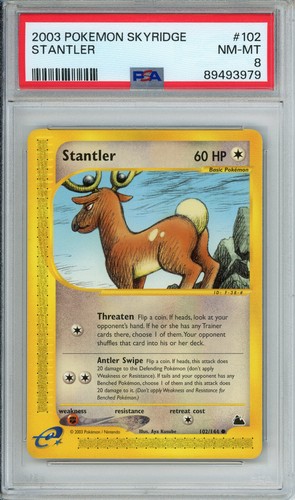 Stantler graded PSA 8 for sale on eBay