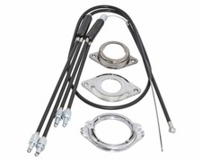 NEW! ABSOLUTE FREESTYLE BICYCLE 1-1/8 INCH ROTOR SET IN CHROME/BLACK.