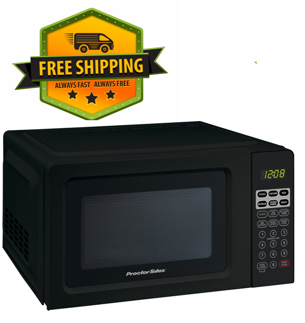 0.7 cu ft digital microwave oven black