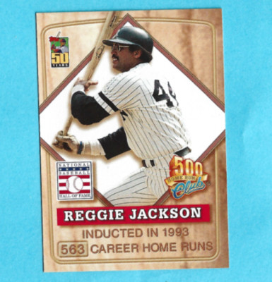 2001 Topps Post Baseball 500 HR Club Reggie Jackson #8 New York