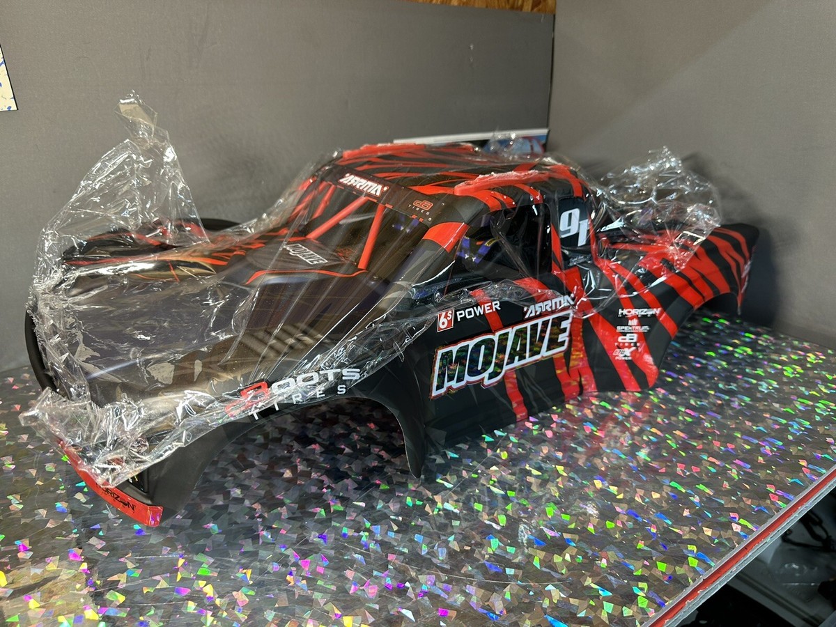 Arrma Infraction 6S BLX Pre-Painted Body (Silver/Red) [ARA410006