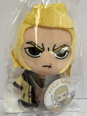 Ryu ga Gotoku KIWAMI 2 Ryuji Goda Plush Doll & Can Badge Set Yakuza SEGA