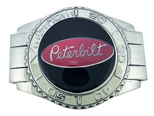 VINTAGE Peterbilt Trucker Tractor Operator Belt Buckle Western Cowboy Rodeo