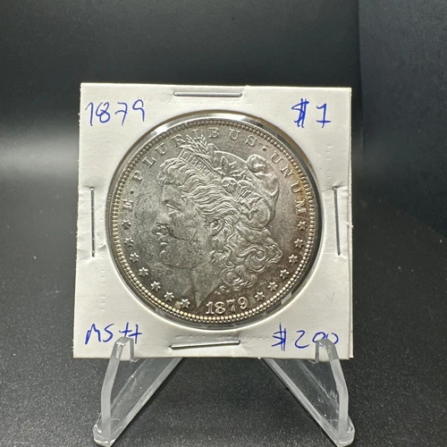 1879 $1 Morgan Silver Dollar - GEM BU - Free US Shipping - Fresh Roll A4/5