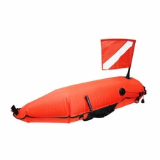Palantic 420D Nylon Torpedo Float w/ Oral Inflator & Dive Flag for Spearfishing