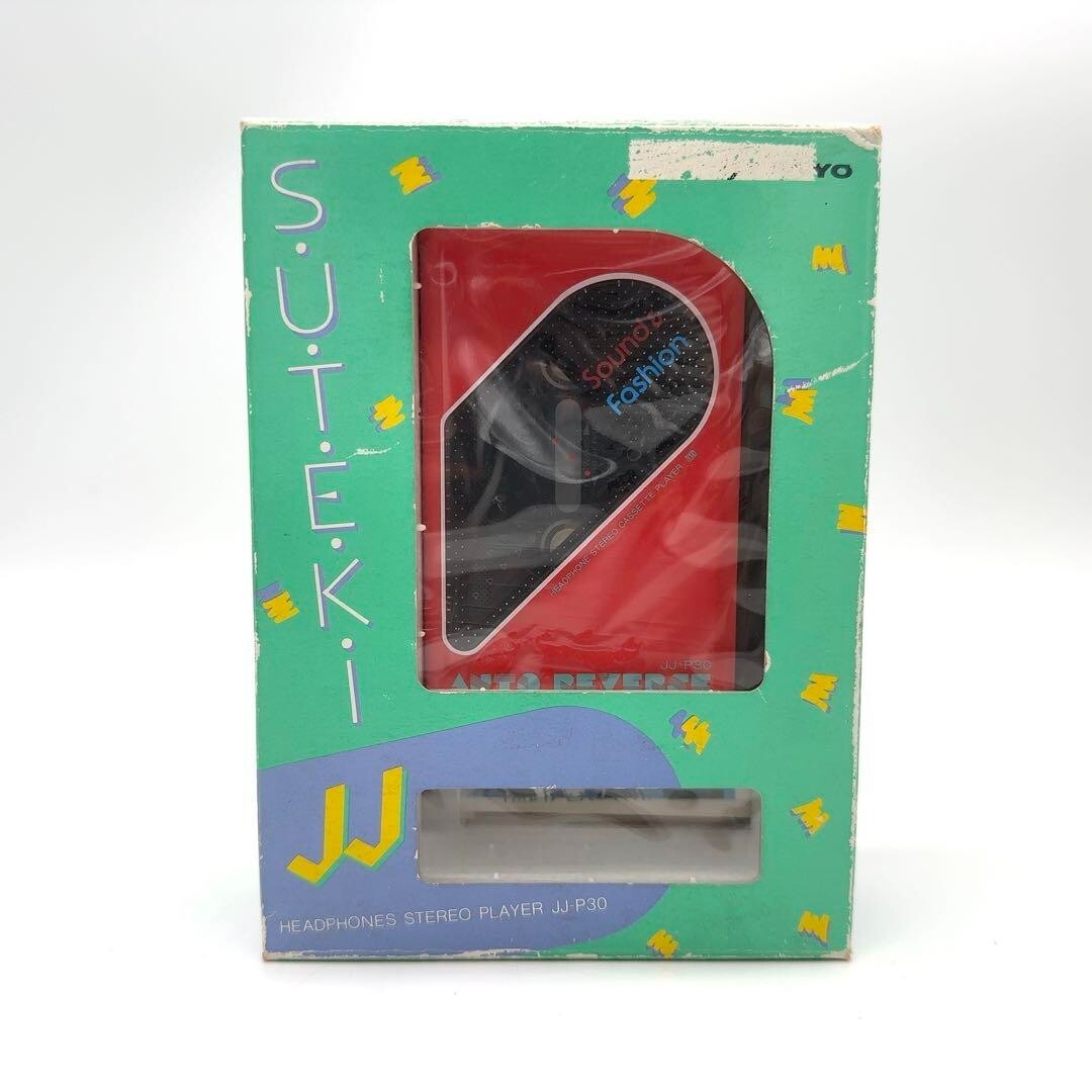 Sanyo JJ-P30 Portable Cassette Player, Vintage Walkman rare