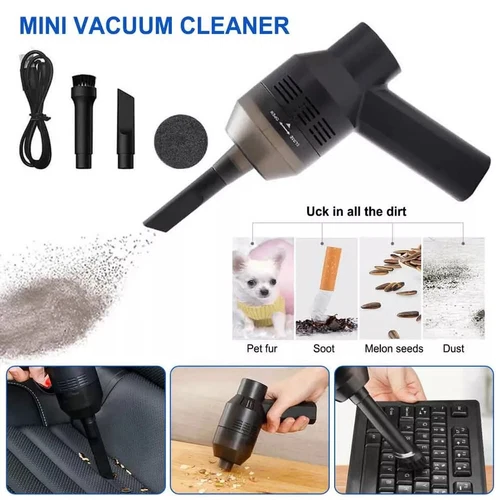Portable Cordless Electric Air Duster Keyboard PC Car Cleaner Tool Rechargeable