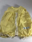 Vintage CABBAGE PATCH KIDS Yellow Gingham Romper with Lace Cute