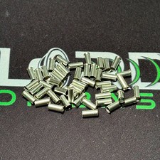 Lord of Bass 50PK 8 Gauge Uninsulated Wire Ferrules Crimp Tinned Copper