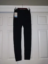 Active Club Women's Fleece Lined Seamless Leggings Size 2X/3X  Black