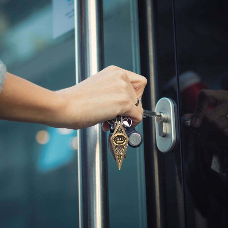 Vintage Hanging Decor Key Chain Charms Bag Devil's Eye Pendant eBay