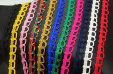 Looped Braid Fringe 5/8" 16mm Bright Colors Sewing Trim 5 yards & up sewing