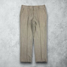 Vintage 70s Striped Trouser Disco Pants Rockabilly Sz 33x28 Drop Loop