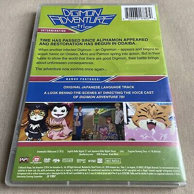 Digimon Adventure Tri: Reunion & Determination Set (2 DVD Lot) Anime  Adventure +