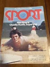 June 1974 SPORT Magazine PETE ROSE Cover CHARLEY HUSTLE Super Star