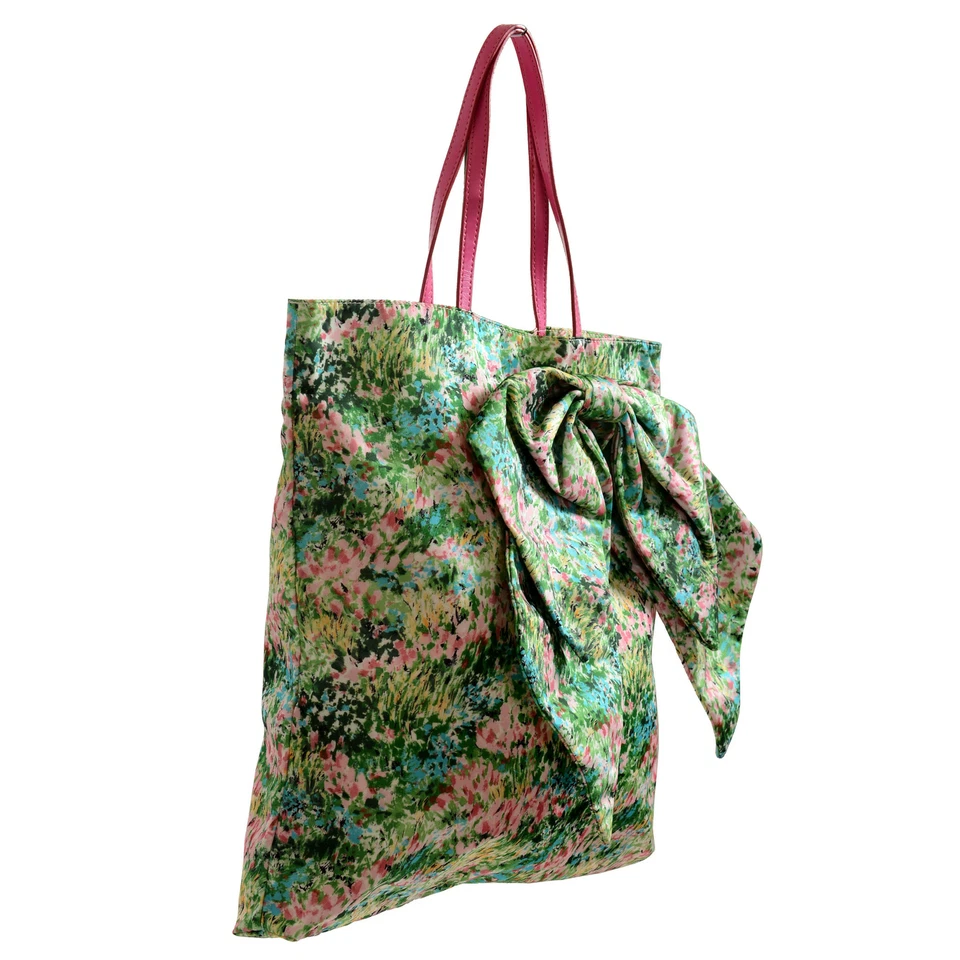 $1695 Valentino 女式皮革装饰蝴蝶结装饰托特包单肩包 — 第 2/4 张图片