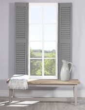 Florence truffle kitchen table bench.Quality 120cm wooden bench with limed seat