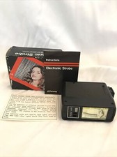 Vtg JC PENNEY Multi Position AUTOMATIC ELECTRONIc STROBE Camera Flash Universal