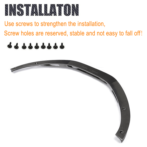 Passt für Audi R8 Gen 1 GT V8 V10 Carbon Frontlippe Frontansat Spoiler Splitter  - Bild 10 von 11