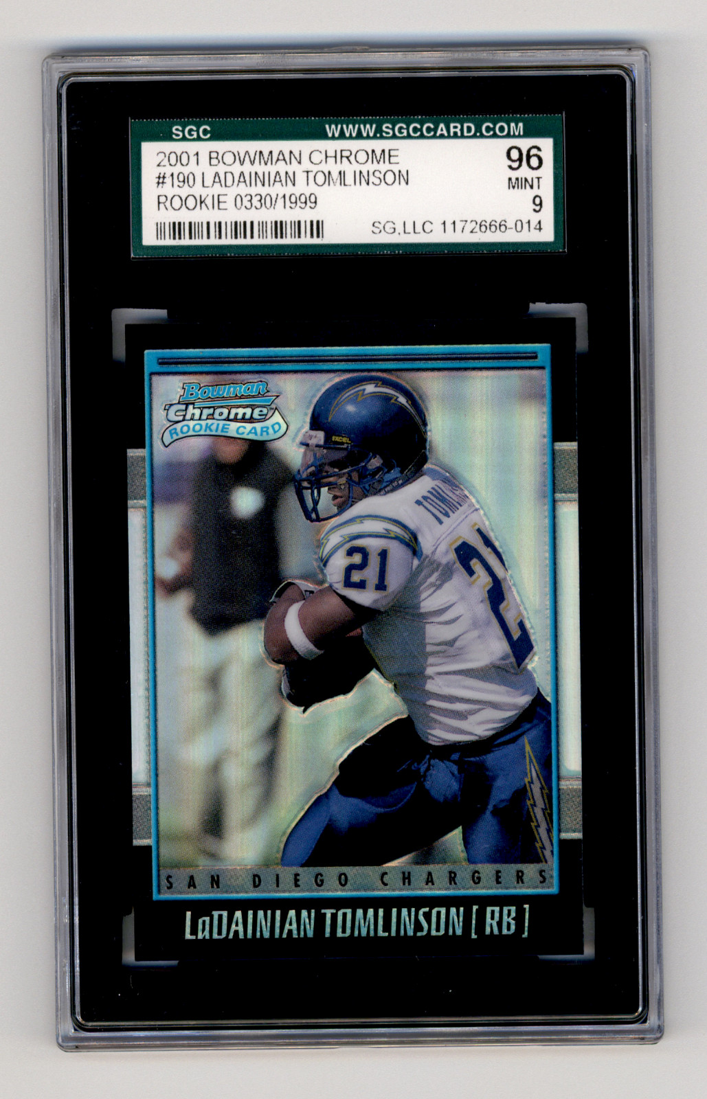 LaDainian Tomlinson Bowman Chrome #190 Base
