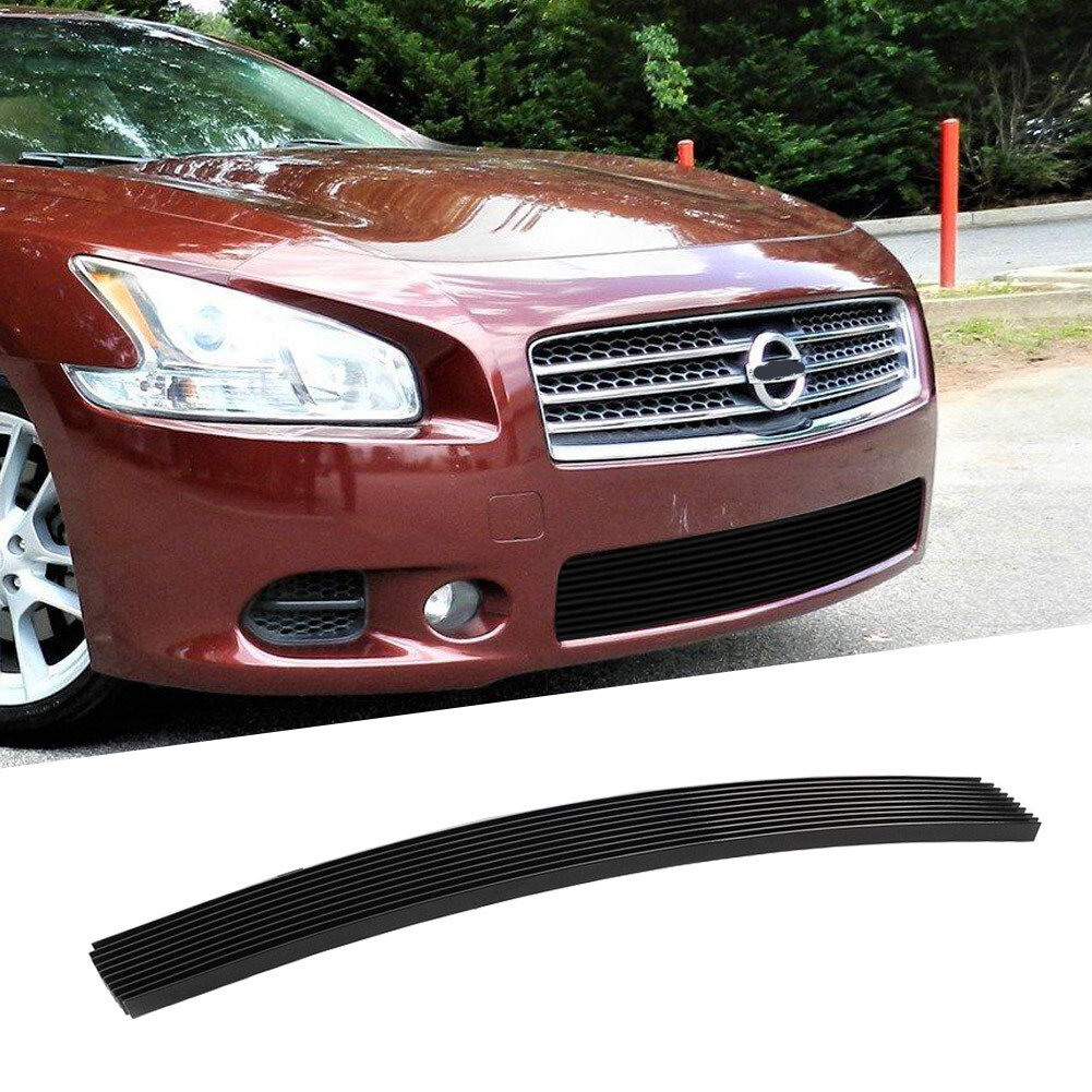 2009-2014 Nissan Maxima Lower Bumper Black Aluminum Billet Grille Insert