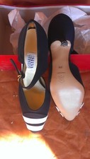 scarpe donna Silva Ernesti 39 blu - nuovo - fatte a mano