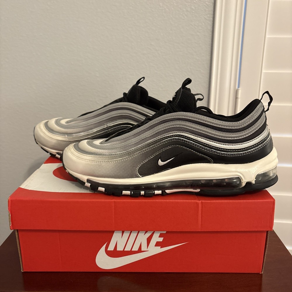 Nike Air Max 97 in Black Metallic Silver - Size 11.5