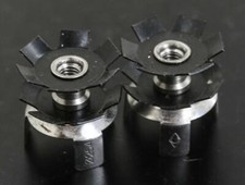 2 QTY Campagnolo Campy Star Nuts for 1-1/8" O.D. Threadless Forks NEW