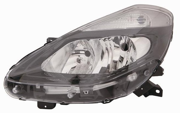 Scheinwerfer Vorderlicht FüR Renault Clio 2009-2012 Schwarze Reflektor Links-image