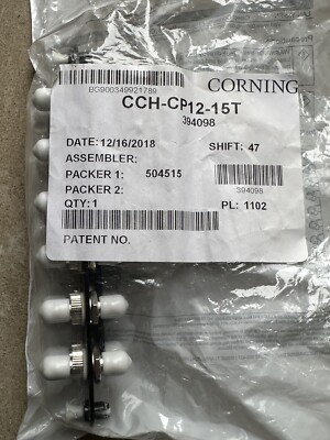 Corning CCH-CP12-15T Panel ST 62,5 um Multimode Simplex OM1, 12 Anschlüsse