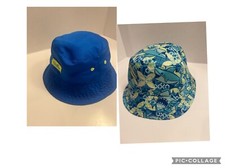 UV Skinz Reversible Toddler Hat Sun Protection Beach Navy Blue/Multi Size 6
