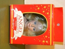 Fibre Craft Vinyl Angel Head And Hands Set Doll Making Parts Craft Tree Top 1991