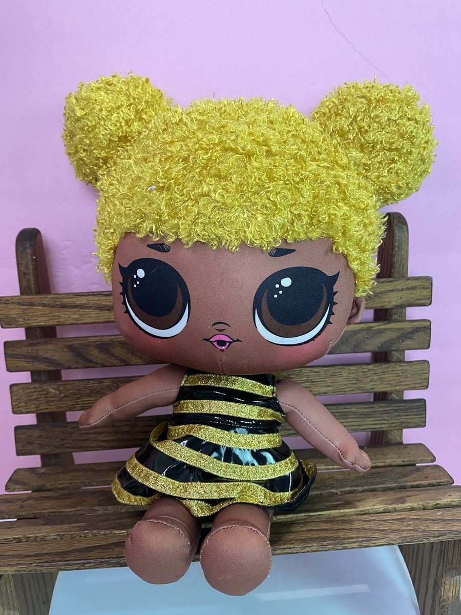 LOL Surprise Plush Doll Queen Bee Large Gold Hair 15
