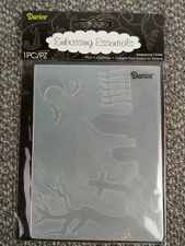 Darice Embossing Essentials Folder 1218-129 Graveyard Scene Craft Scrapbooking