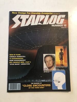VTG 1978 March Sci Fi Magazine Starlog Close Encounters of the Third Kind 0C