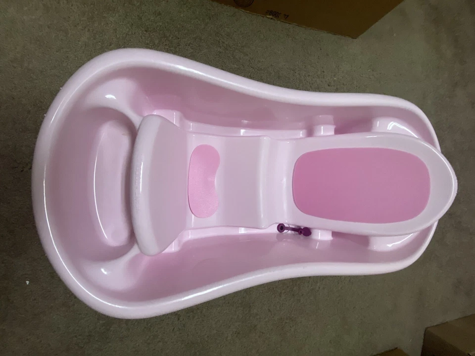 Bañera de recién nacido a niño The First Years - Pura comodidad de lujo - Rosa - Nueva Foto 4 de 4