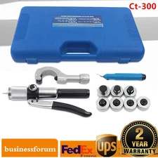 3/8"-1-1/8" 7 Lever Hydraulic Tubing Expander Tool Swaging Kit HVAC Tools Tube