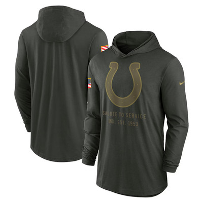 AUTHENTIC Nike Indianapolis Colts 2025 NFL Salute to Service Lightweight Hoodie