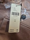NEW Maeve The Colette Anthropologie Rose Gold Faux Leather Wide Leg Pants 33 — photo 6