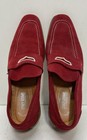 Stacy Adams Red Suede Penny Loafers Men's Size 13 — photo 5