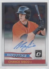 2018 Donruss Optic Rated Rookie Retro 1984 Signatures Chance Sisco Auto 4nm